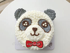 立体熊猫头 忌廉蛋糕（默认自提，收费配送请联系客服）