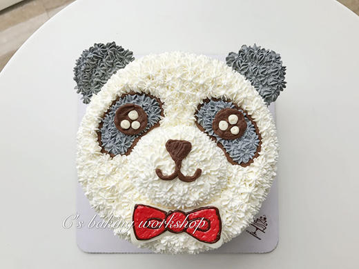 立体熊猫头 忌廉蛋糕（默认自提，收费配送请联系客服） 商品图0