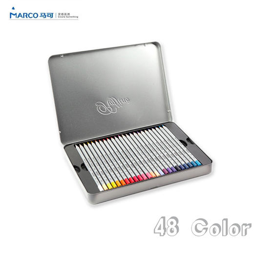 【马可】7100专业绘画彩色铅笔48/72色油性彩铅铁盒涂色填色彩笔 商品图0