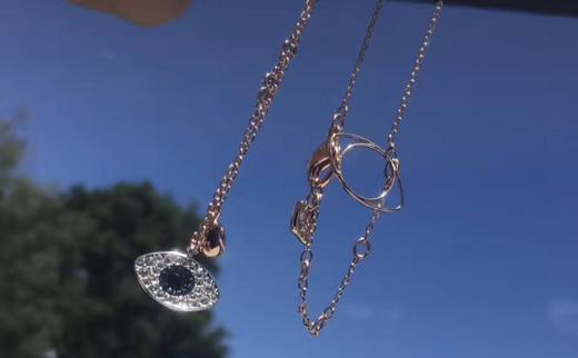 【法国】施华洛世奇 恶魔之眼 玫瑰金 项链套装 启东发货 顺丰包邮 商品图2