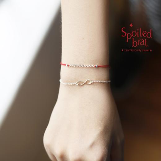SpoiledBart Jewelry 14K注金 纯银  彩色 手绳  搭配 “无穷”手链 商品图5