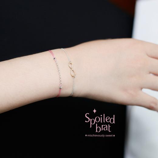 SpoiledBart Jewelry 14K注金 纯银  彩色 手绳  搭配 “无穷”手链 商品图6