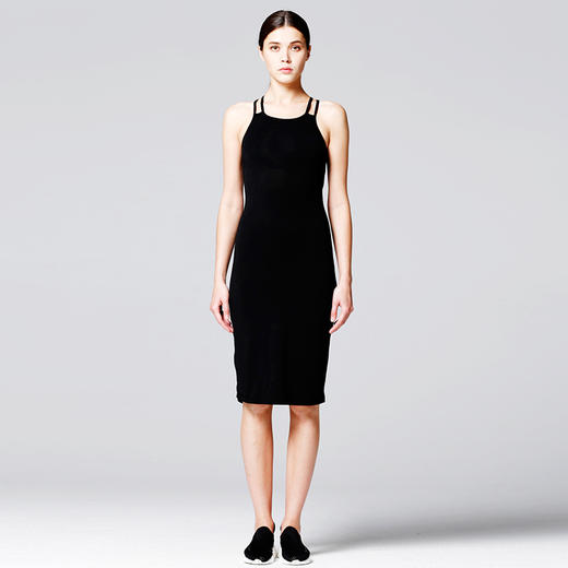 开背吊带裙 SSENTIEL24   黑色 商品图1