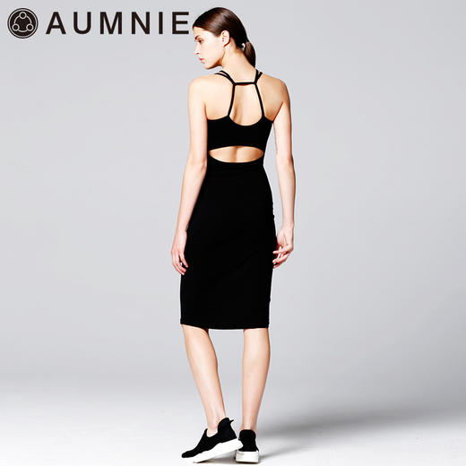 开背吊带裙 SSENTIEL24   黑色 商品图0