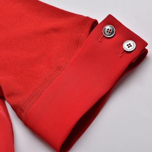 EITIE爱特爱商场同款夏季通勤纯色气质OL翻领连衣裤裙5507256 商品图2