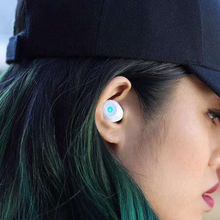 crazybaby疯童air空气胶囊耳机碳纳米管无线跑步运动疯