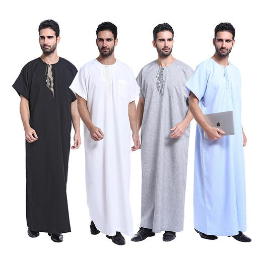 穆斯林男士长袍袍 | 夏季礼拜服 | 苎麻面料—透气、吸汗、凉爽 商品图4