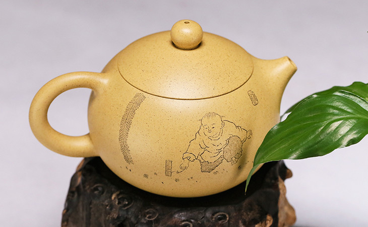 【纳福迎祥】徐国良大师手工紫砂壶