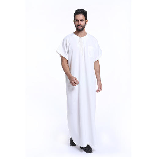 穆斯林男士长袍袍 | 夏季礼拜服 | 苎麻面料—透气、吸汗、凉爽 商品图0