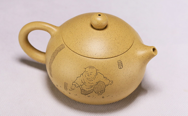 【纳福迎祥】徐国良大师手工紫砂壶