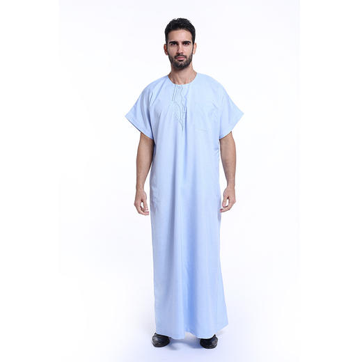 穆斯林男士长袍袍 | 夏季礼拜服 | 苎麻面料—透气、吸汗、凉爽 商品图2