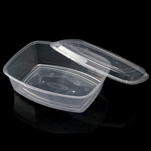 喇叭花2500ml一次性饭盒方形外卖打包盒带盖汤盒快餐盒90套 商品图2