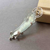 高冰种翡翠吊坠胸针两用款18k白金钻石镶嵌 商品缩略图1