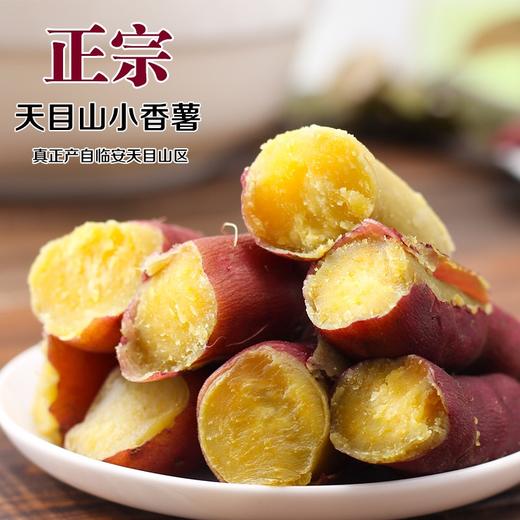 【精选】临安小香薯天目山小红薯5斤新鲜紫薯地瓜板栗薯农家番薯包邮 商品图0