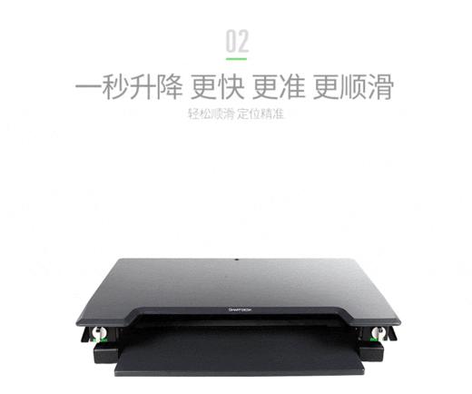 【SmartDesk-890mm桌上桌】-老师专属链接-米乔人体工学升降桌上桌 纯机械结构 手动 轻便设计 安全 无需安装 即拆即用 商品图5
