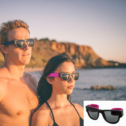 【可以戴在手腕的太阳镜】新西兰Slapsee Sunnies啪啪圈二代偏光太阳镜 阻挡99%紫外线|方便携带|时尚美观 商品图1