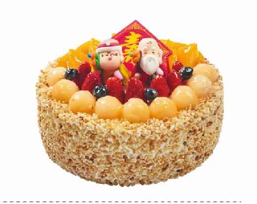 新品上市 祝寿蛋糕 赣州菲尔雪生日蛋糕-百年好合 商品图0