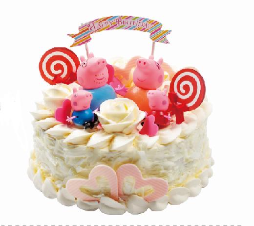 新品上市儿童蛋糕赣州菲尔雪生日蛋糕小猪佩奇