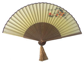 桑蚕丝手绘扇KSS1563001 上