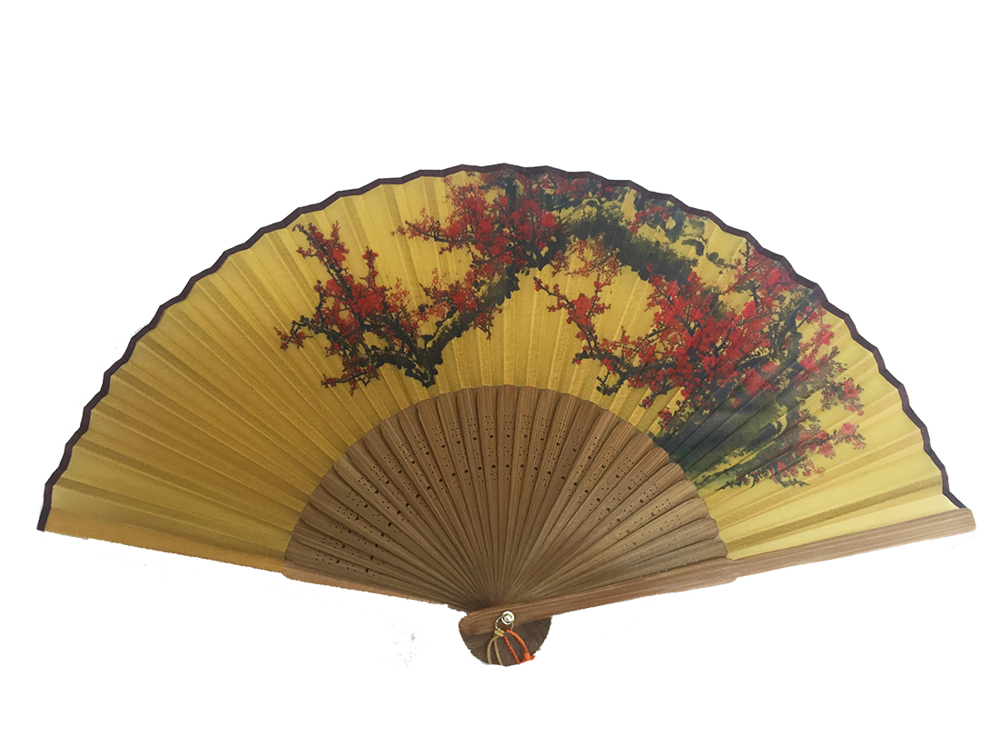 桑蚕丝手绘时尚扇KSS1563001 上