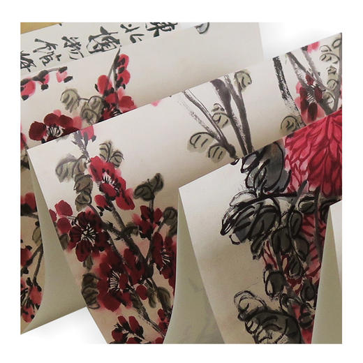 【中信美术馆】齐白石·折枝花卉图、四色梅花图 商品图6