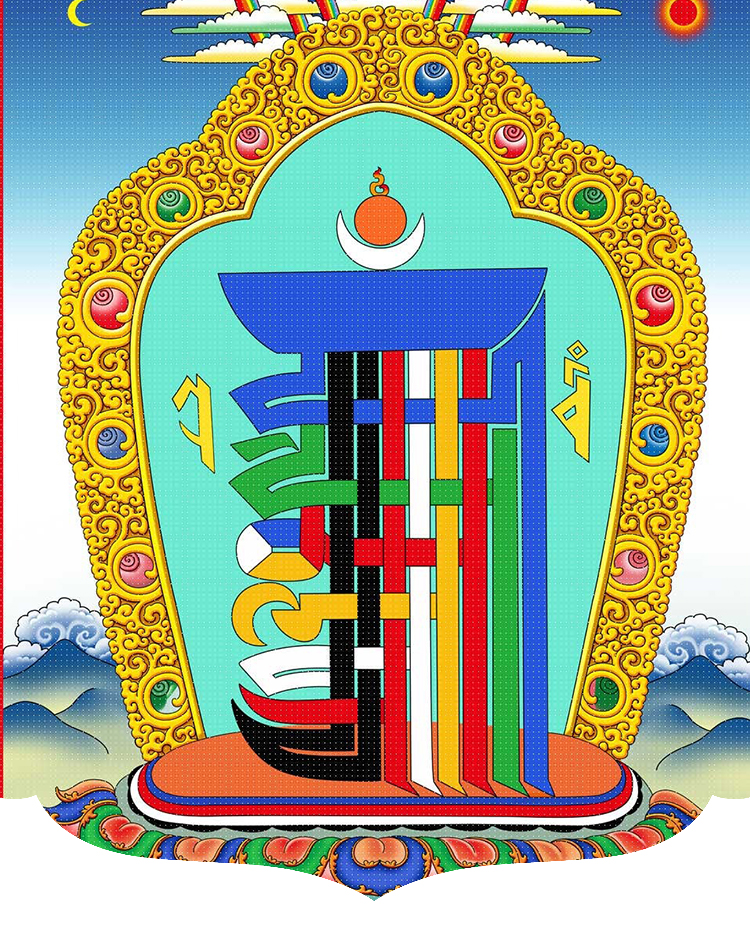 且梵藏式精工纯银十相自在吉祥吊坠嘎乌挂件平安