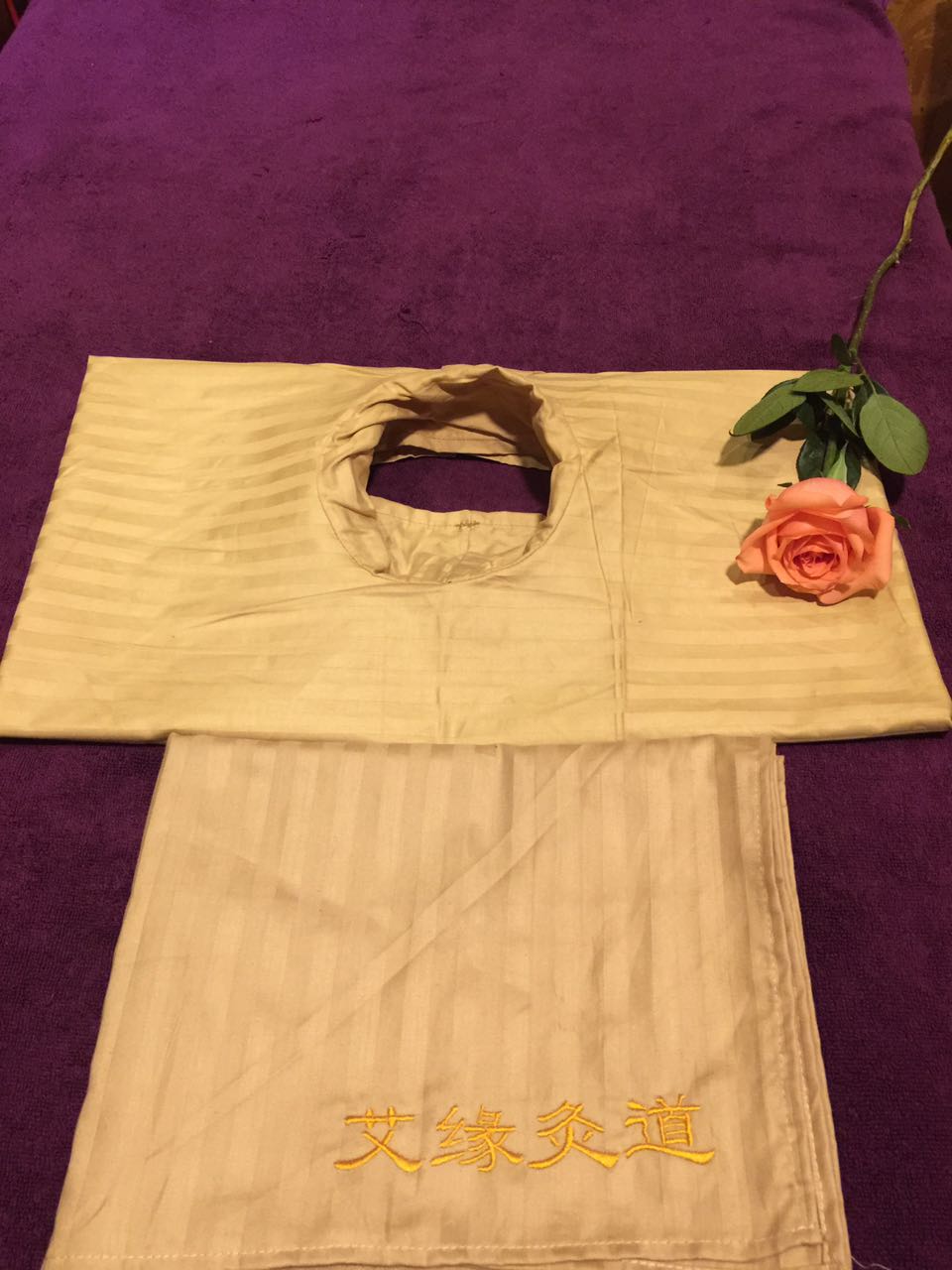 艾缘灸道艾灸床洞巾