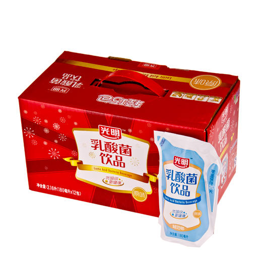 光明原味乳酸菌180g*12袋 商品图0