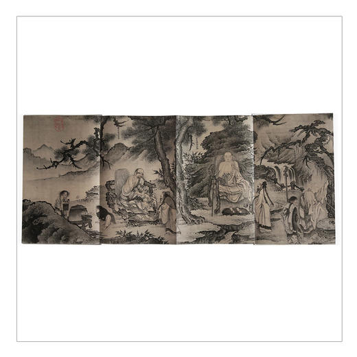 【中信美术馆】戴进·达摩至慧能六代祖师像 商品图2