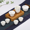 茶人岭 素简 白瓷茶具套组8件 商品缩略图1