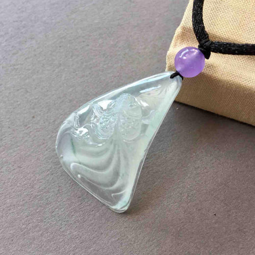 翡翠高冰种金鱼，金玉满堂 商品图1