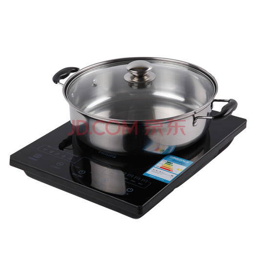 飞利浦（PHILIPS）电磁炉HD4925 多功能家用电磁炉火锅 多功能迷你小型 轻薄节能 黑色 商品图1