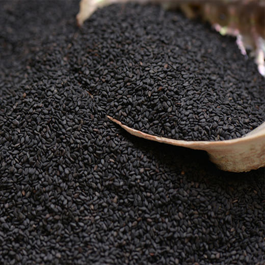 生黑芝麻半斤250g去壳免洗黑芝麻仁五谷杂粮