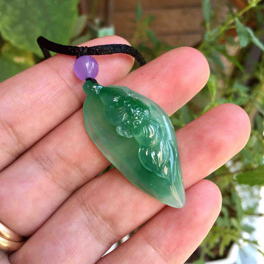 翡翠冰种阳绿和和美美 商品图7