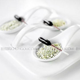 米其林酱汁胶囊  吸管新酱汁创意元素 【A款50只  B款100只 C款爱心50支】