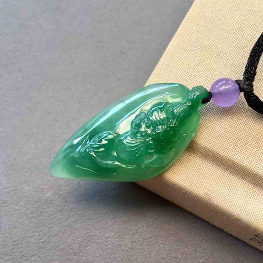 翡翠冰种阳绿和和美美 商品图2