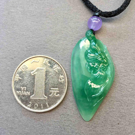 翡翠冰种阳绿和和美美 商品图3
