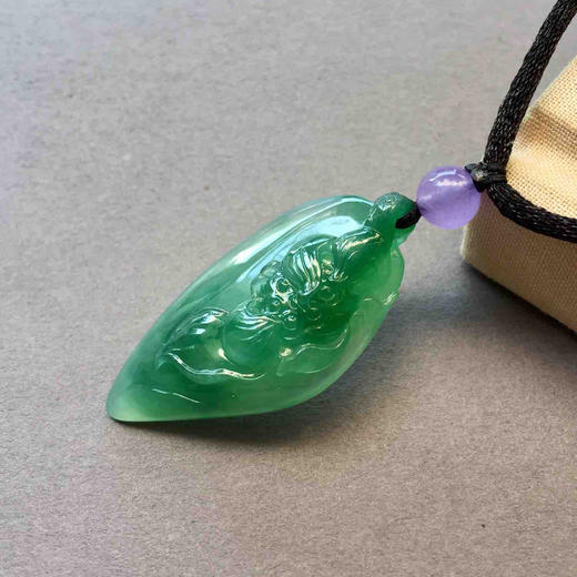 翡翠冰种阳绿和和美美 商品图1