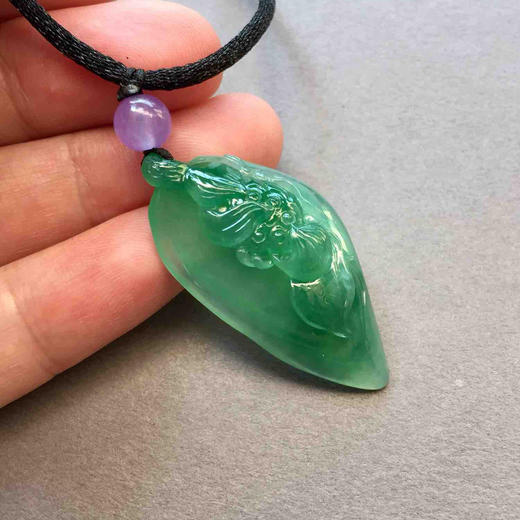 翡翠冰种阳绿和和美美 商品图6