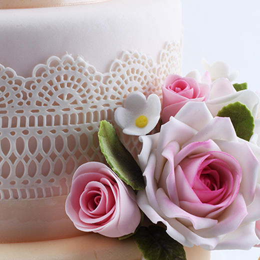 玫瑰之恋婚礼蛋糕 商品图7