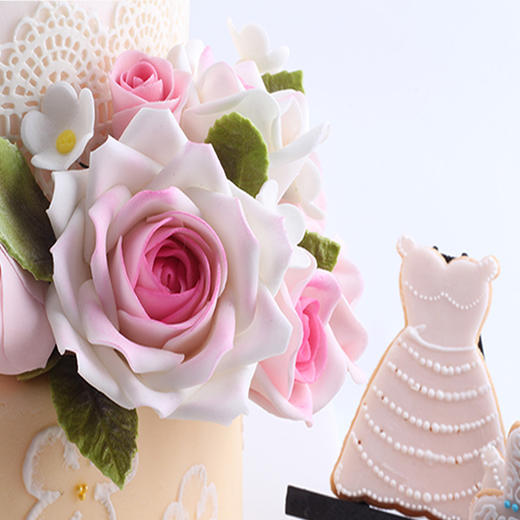 玫瑰之恋婚礼蛋糕 商品图8