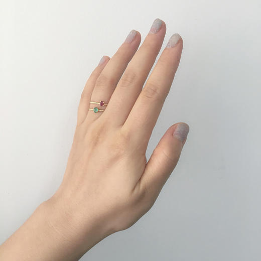 北京仓｜Wouters & Hendrix-Emerald-祖母绿 18K黄金 戒指［比利时设计师］ 商品图3