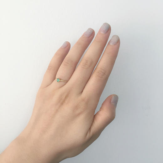 北京仓｜Wouters & Hendrix-Emerald-祖母绿 18K黄金 戒指［比利时设计师］ 商品图4