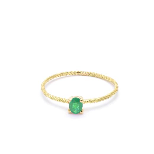 北京仓｜Wouters & Hendrix-Emerald-祖母绿 18K黄金 戒指［比利时设计师］ 商品图1