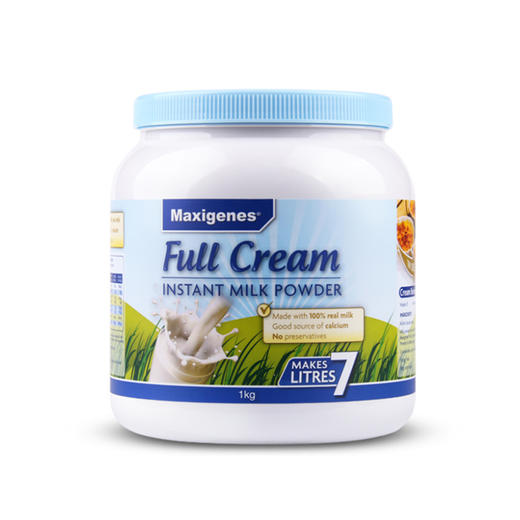 澳洲美可卓蓝胖子成人奶粉1kg全脂