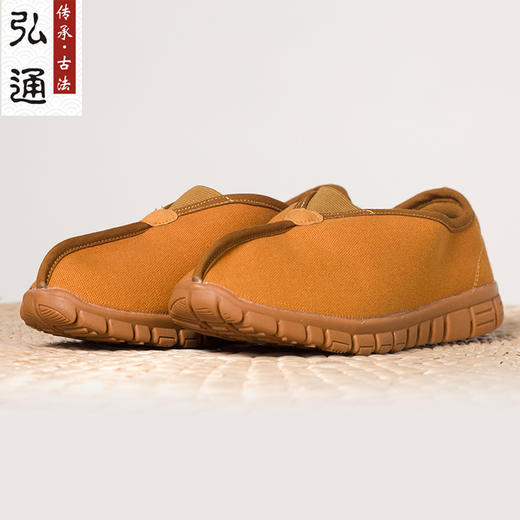 【弘通】轻便柔软舒适透气防滑橡胶底僧鞋单鞋和尚鞋男女夏季 商品图0