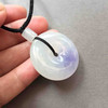 翡翠糯种飘紫罗兰平安扣 商品缩略图6