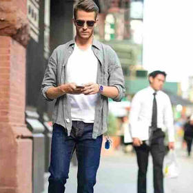 【断码 清仓 凑单】 纯棉格子男士衬衫 男款磨毛长袖衬衫