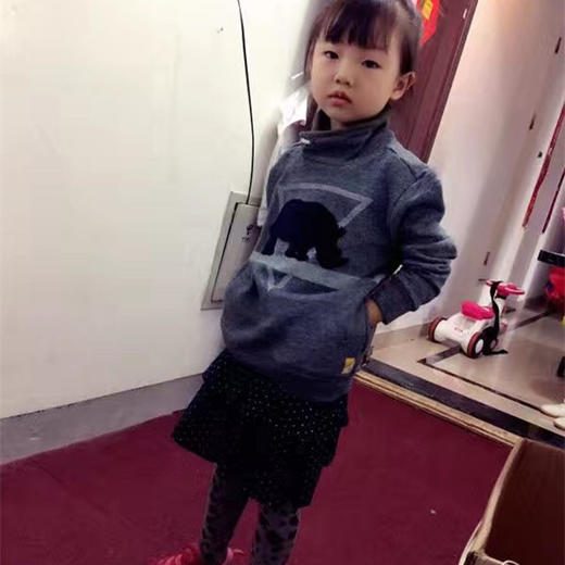 【孤品 捡漏】 加绒保暖卫衣   领子设计是亮点 胸口植绒设计也是亮点 商品图0