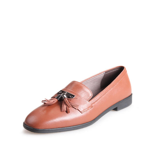 女式牛皮流苏鞋4871C 商品图0